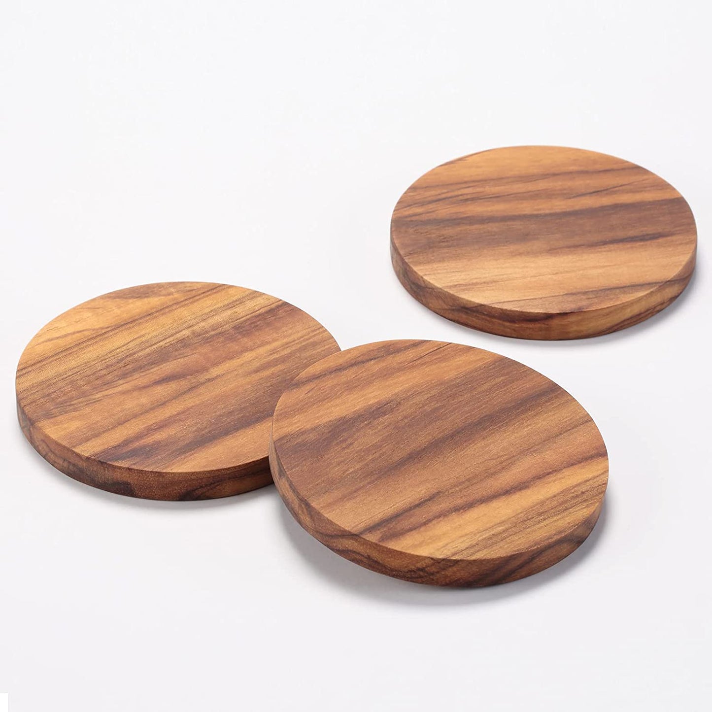 Engraved Acacia Wood Coaster set (set of 4)