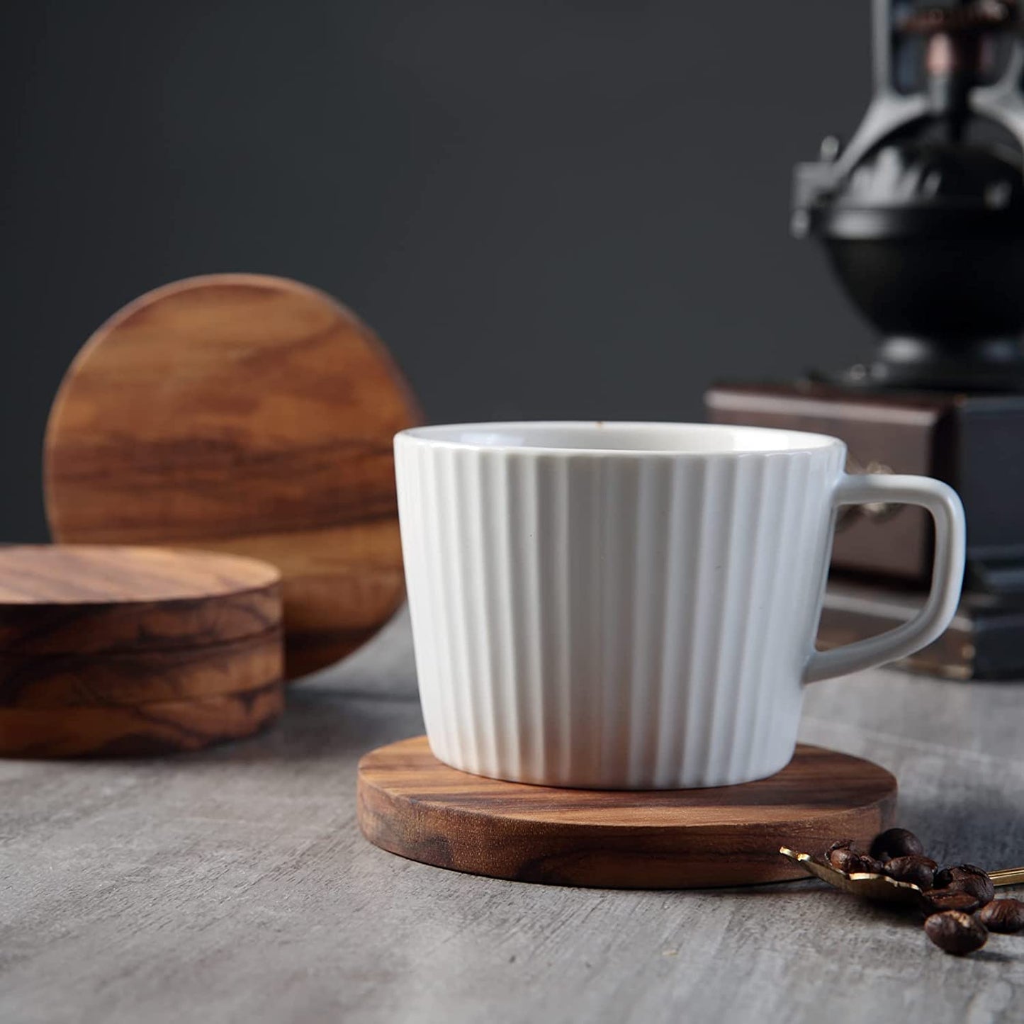 Engraved Acacia Wood Coaster set (set of 4)