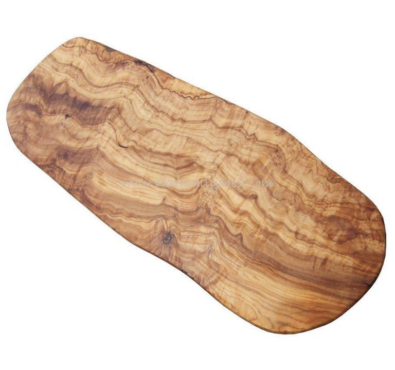 Engraved 19.5", 24" or 28" Mediterranean Olive Wood Charcuterie / Cutting Board